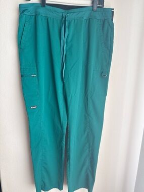Grey's Anatomy Teal Cargo Scrub Pants - Woman’s